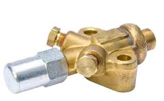 Compressor Valve, 1/2"Solder Brass Double Port Seat Front